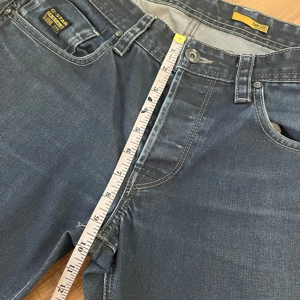 G-Star Men's Dark Blue Straight Jeans 32W 30L